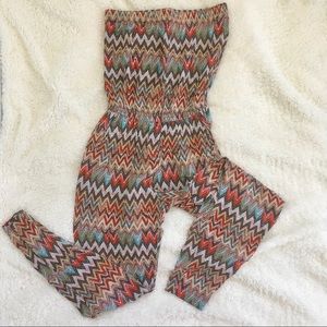 Zig zag- Tub top Jumpsuit